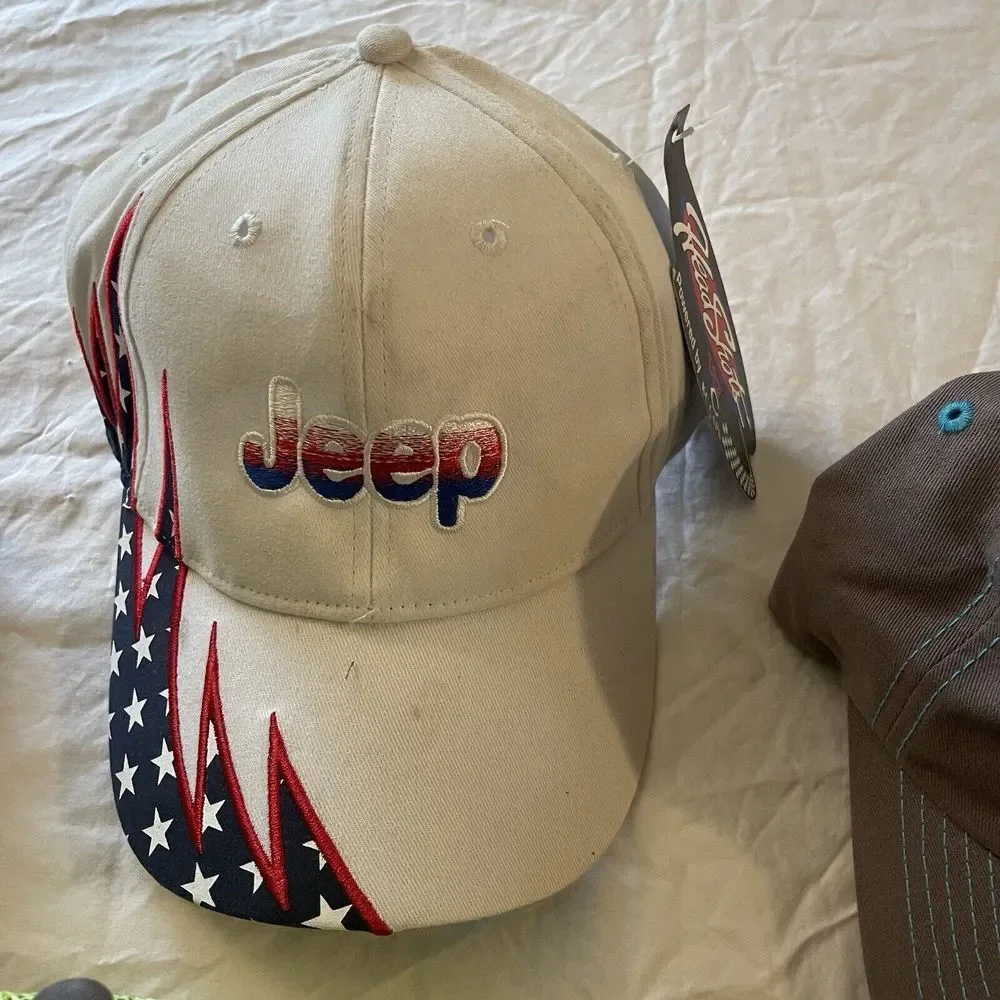 Lot Of 7 Vintage Hats SnapBack‎ Trucker Retro Men's